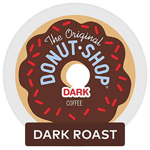 The Original Donut Shop Dark, vienas porcijas Keurig K-Cup podi, tumši grauzdēta kafija, 72 gab.