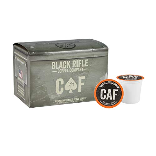 Black Rifle Coffee Company Cafeinado como [REDACTED] Rondas de Café de Tostado Medio | Paquete de Variedad de 12 Vainas Compatible con Taza K para Café de Servicio Único | Compatible con Keurig | Perfecto para los Amantes del Café