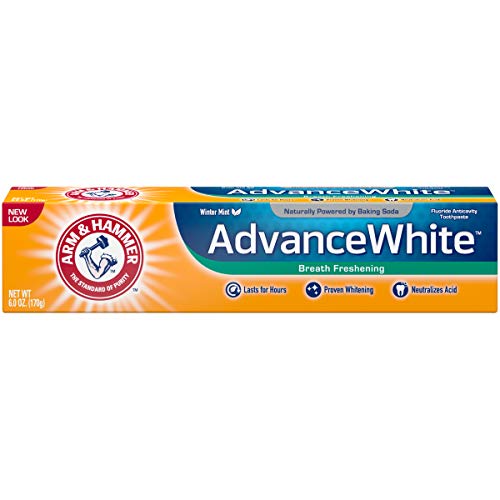 ARM & HAMMER Advance White szódabikarbónás fogkrém, téli menta 6 oz (6-os csomag)