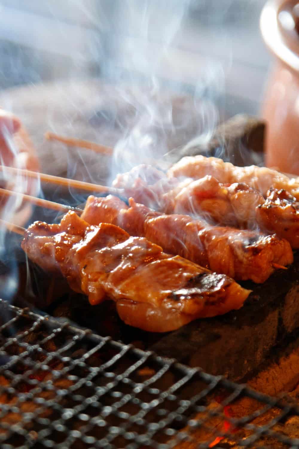 Japoniškas gatvės maistas Yakitori